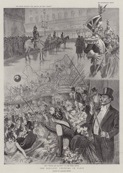 The Mid-Lent Festival in Paris by Georges Redon